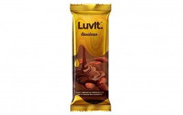 Luvit Luscious Silky Smooth Chocolate With Roasted Almond  Pack  45 grams